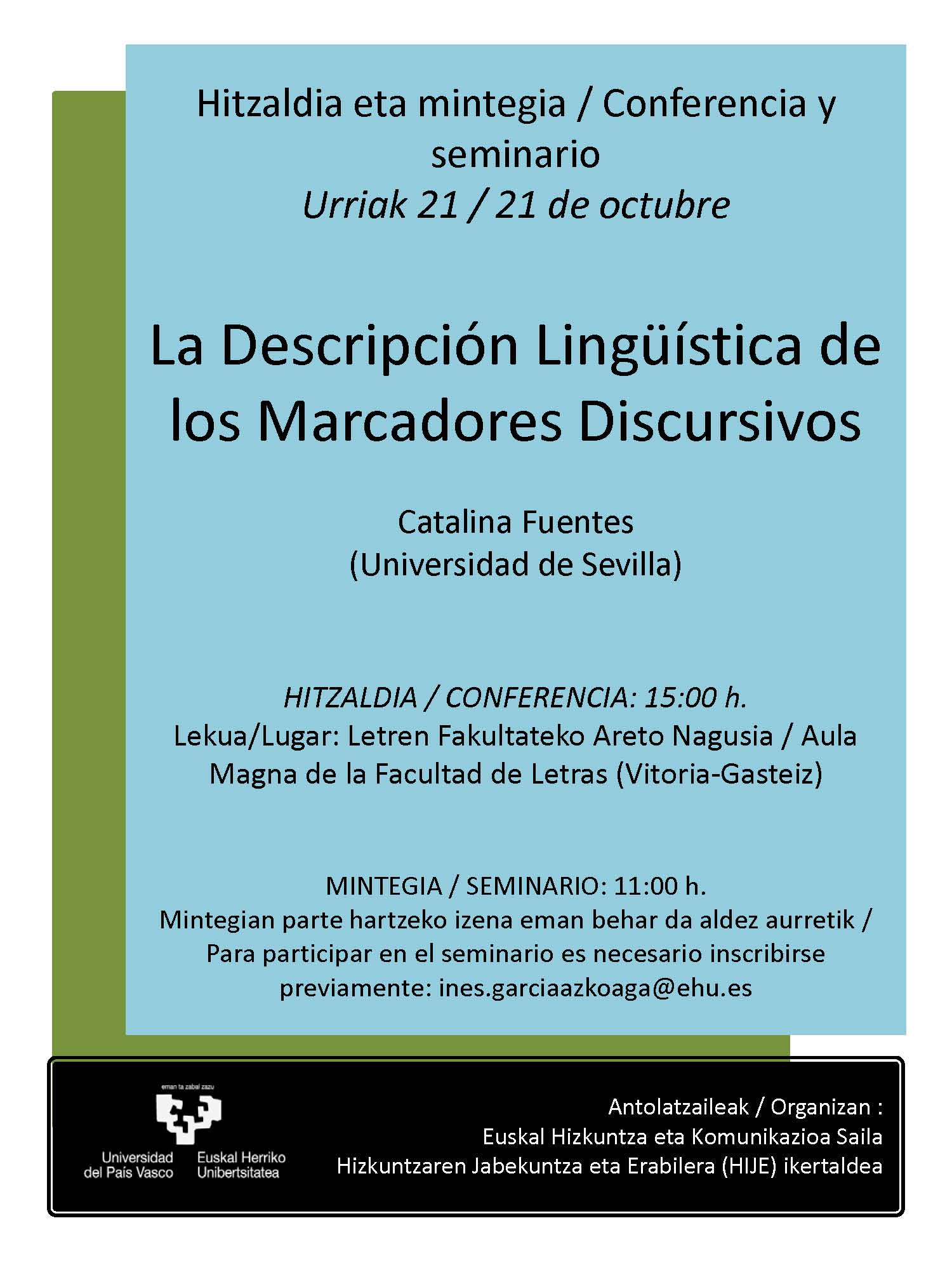 <p>La Descripción Lingüística de los Marcadores Discursivos</p>
